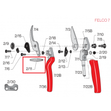 2/91 Felco Fjedersæt (2x 2/11)