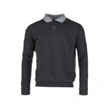 Polo sweatshirt Original sort/grå 