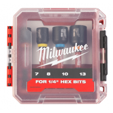 Milwaukee Shockwave Magnetisk Hexskruetrækker, 4 stk.